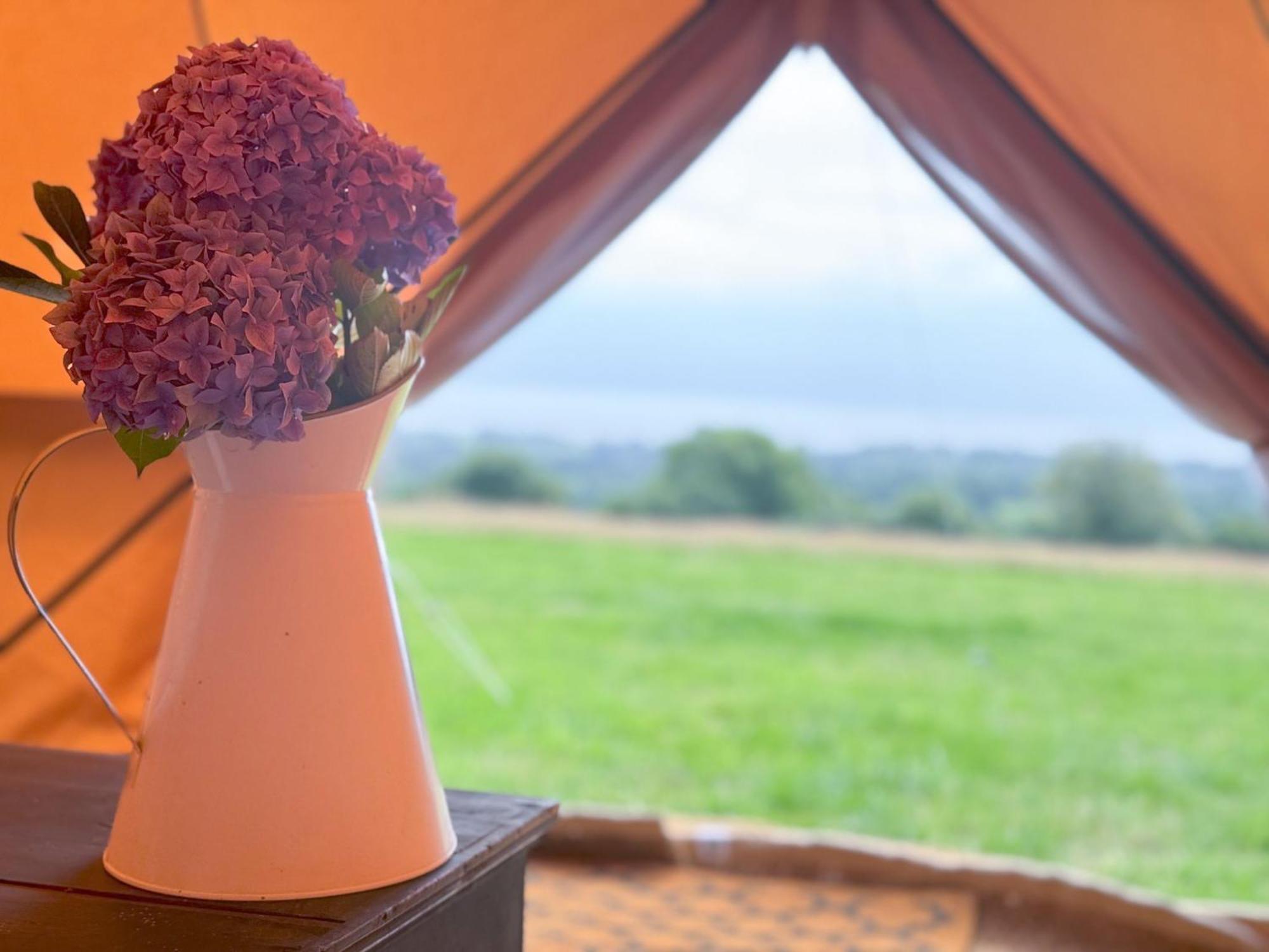 Fully Furnished Bell Tent 1 St Austell Exterior foto