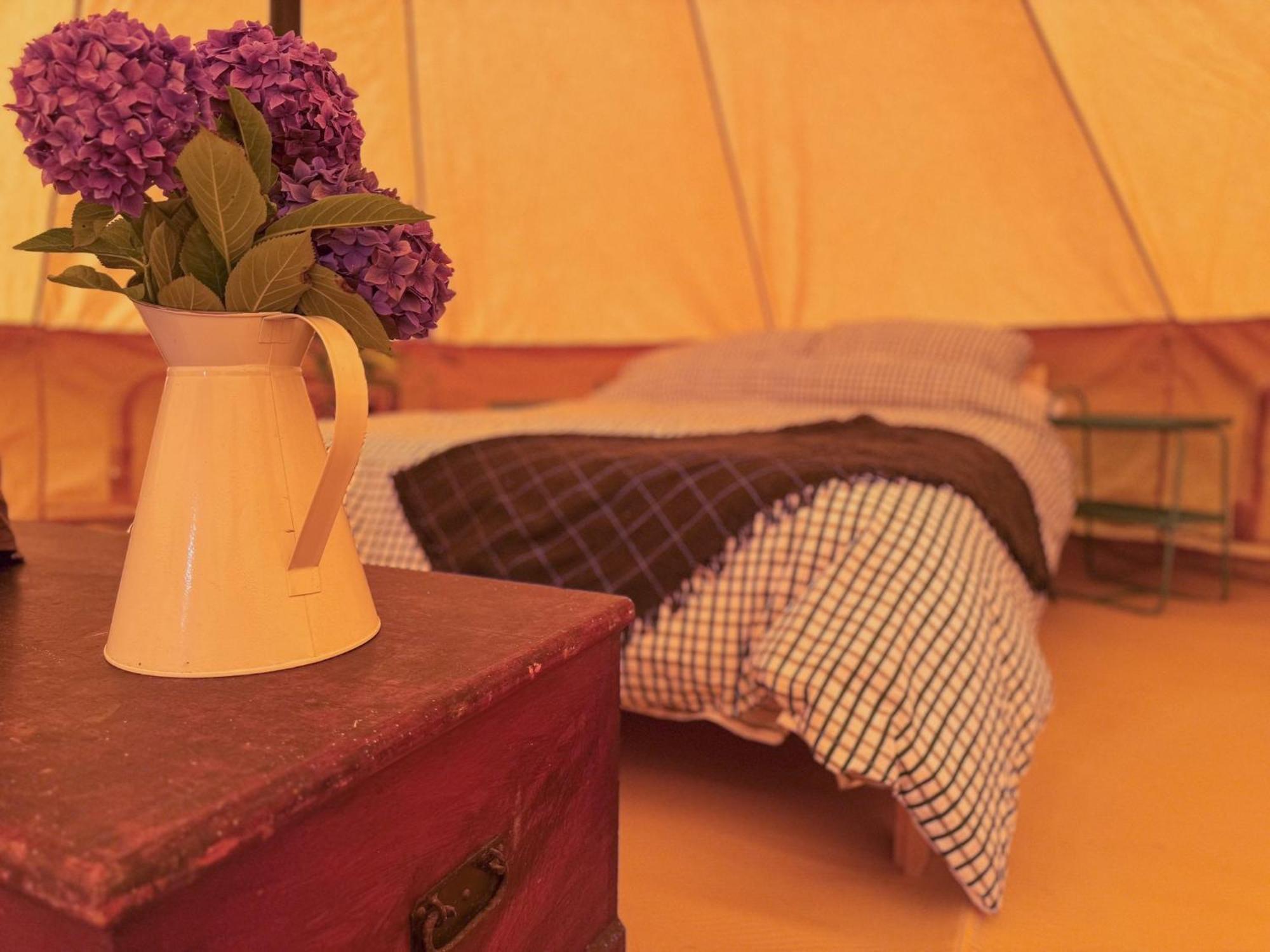 Fully Furnished Bell Tent 1 St Austell Exterior foto